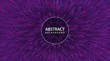 Soyut dairesel geometrik arkaplan. Gelecekçi dairesel geometrik merkezli hareket deseni. Renkli soyut arkaplan.