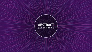 Soyut dairesel geometrik arkaplan. Gelecekçi dairesel geometrik merkezli hareket deseni. Renkli soyut arkaplan.