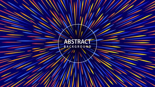 Soyut dairesel geometrik arkaplan. Dairesel geometrik merkezli hareket modeli. Renkli soyut arkaplan.