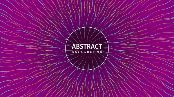 Webabstrakter Kreisförmiger Geometrischer Hintergrund Kreisförmiges Geometrisches Zentrisches Bewegungsmuster Bunte Abstrakte — Stockvektor