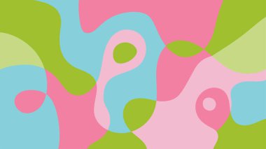 Soyut Renkli Sıvı Şekil Arkaplanı