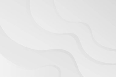 Beyaz Soyut Sıvı Dalga Arkaplanı