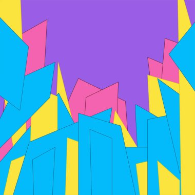 Soyut Dikdörtgen Geometrik Arkaplan