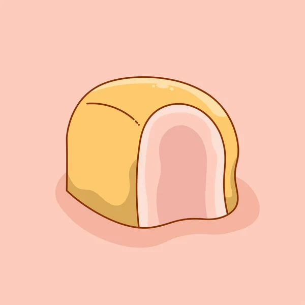 Deliciosa Ilustración Pan Panadería Estilo Dibujos Animados Vectorial — Archivo Imágenes Vectoriales