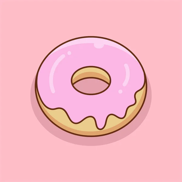 Handgezeichnete Donuts Cake Illustration — Stockvektor