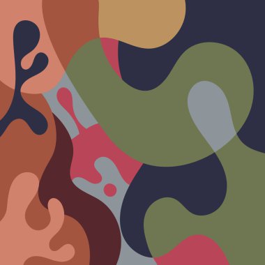 Renkli El Çizimi Soyut Çizim Arkaplanı