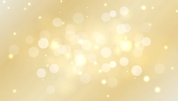 ライトのお祝いの黄金の背景とデザインテンプレート ハッピーディワリベクトルイラスト お祝いのクリスマスカード コンフェッティとボケの黄金の背景 ベクターホリデーイラスト — ストックベクタ
