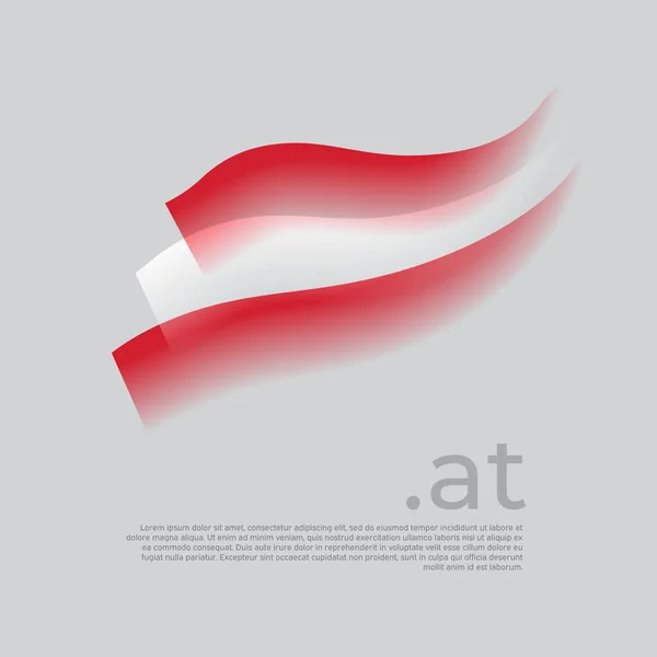 Σημαία Αυστρίας Υδατογραφία Ριγέ Χρώματα Της Αυστραλιανής Σημαίας Λευκό Φόντο — Διανυσματικό Αρχείο