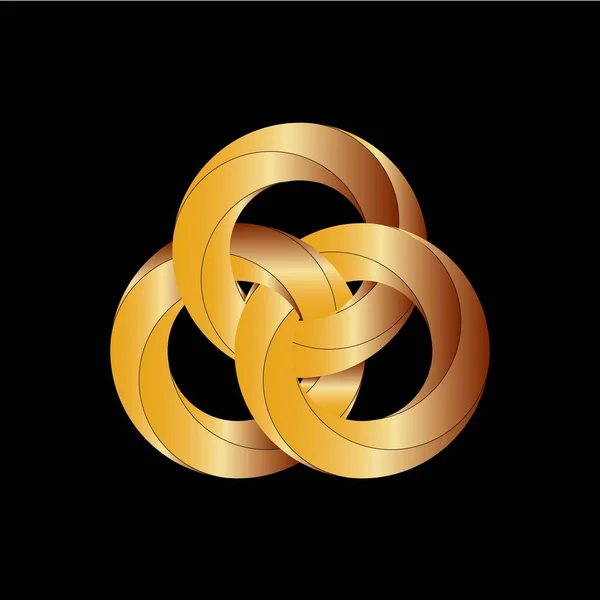 Infinity Logo Vector Design Template - Stok Vektor