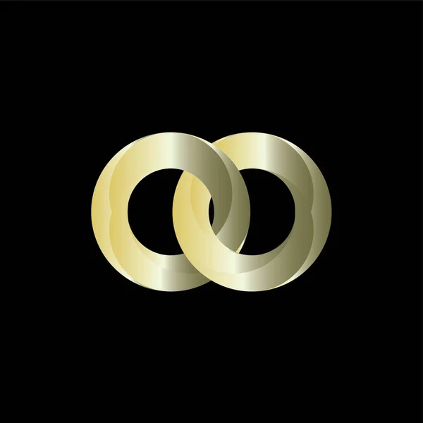Sonsuzluk Logo Vektör Tasarım Şablonu — Stok Vektör