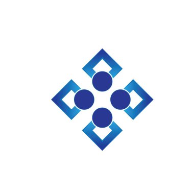 Business corporate abstract unity logo design template