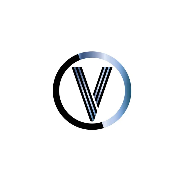 Літера Логотип Дизайн Шаблон Векторні Ілюстрації — стоковий вектор