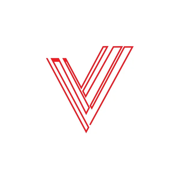 Carta Logo Design Template Vetor Ilustração —  Vetores de Stock