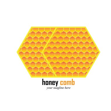 Honey Comb Logo Template Design Vector. Emblem, Design Concept, Creative Symbol,Icon