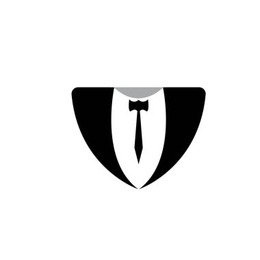 Smokin logosu tasarımı illüstrasyon klasik hipster vektörü