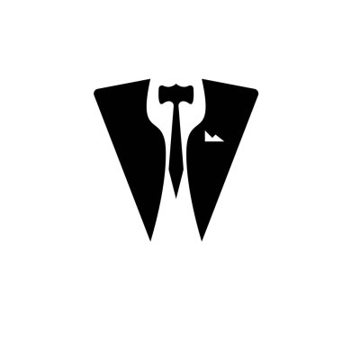 Smokin logosu tasarımı illüstrasyon klasik hipster vektörü