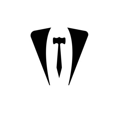 Smokin logosu tasarımı illüstrasyon klasik hipster vektörü