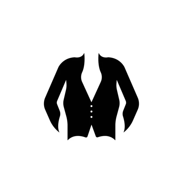 Tuxedo Logo Design Illustration Vintage Hipster Vector — Stock Vector