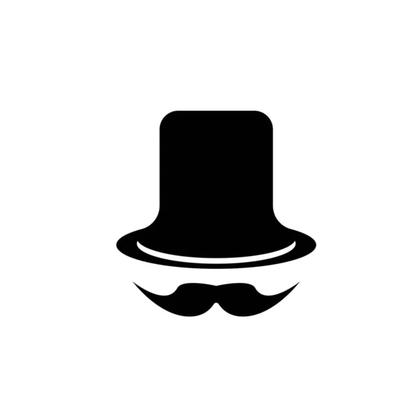 Tuxedo Дизайн Логотипа Иллюстрации Винтажный Вектор Хипстера — стоковый вектор