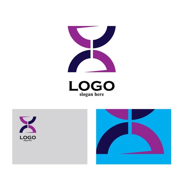 ビジネス企業の抽象的な団結ロゴデザインテンプレート — ストックベクタ