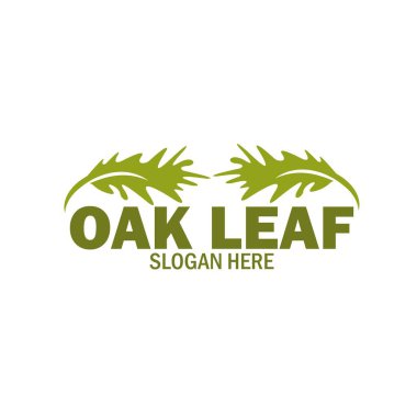Meşe Yaprağı Logosu Tasarımı Şablon Çizimi