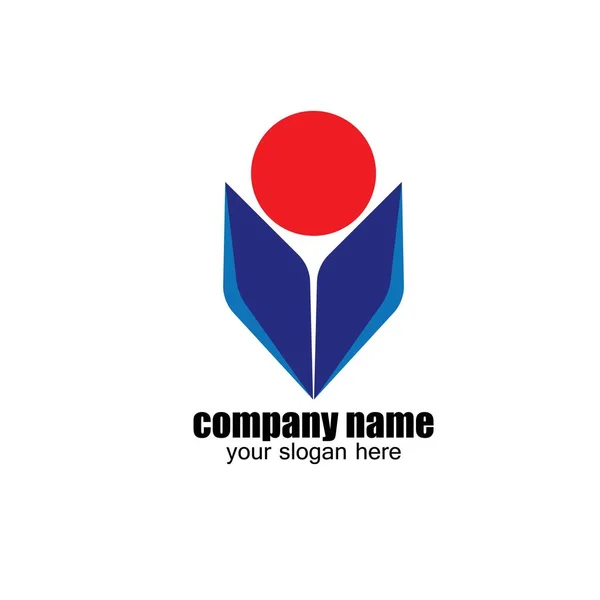 Business Corporate Abstraktní Jednota Logo Design Šablony Vektorové Ilustrace — Stockový vektor