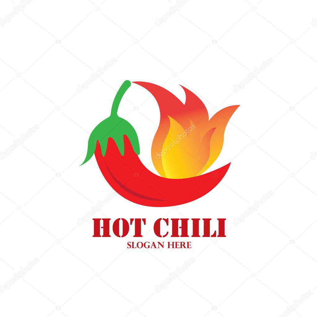 Chili Logo Design template, Hot Chili logo designs concept