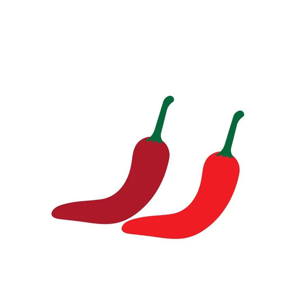 Modelo Design Logotipo Chili Conceito Design Logotipo Hot Chili — Vetor de Stock