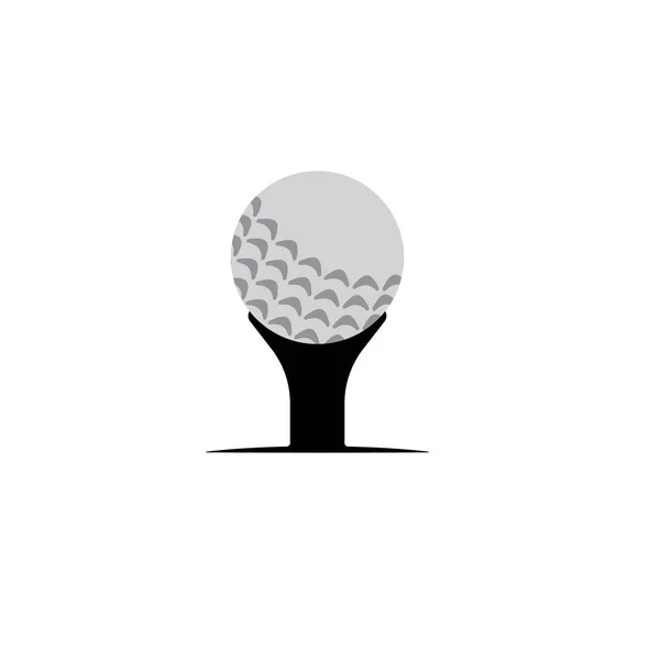 Golf Ikon Logó Design Sablon Vektor Illusztráció — Stock Vector