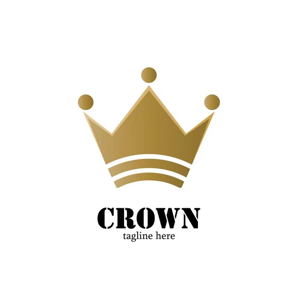 Moderne Vorlage Für Das Crown Logo Kronikone Luxus Design Vektor — Stockvektor