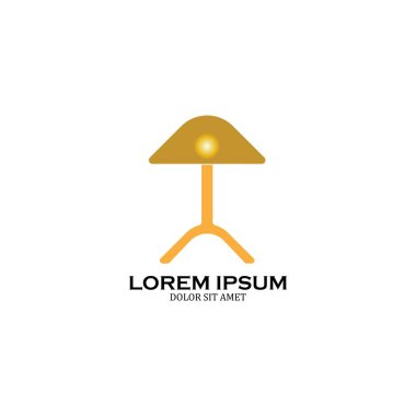 Mobilya logosu, modern şablon tasarımı, vektör simgesi çizimi