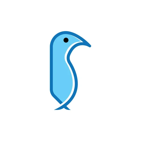 Illustrazione Vettoriale Del Modello Disegno Del Logo Dell Uccello — Vettoriale Stock