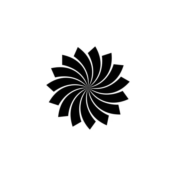 Πρότυπο Εικονίδιο Δίνη Κύκλο Λογότυπο Και Σύμβολα — Διανυσματικό Αρχείο