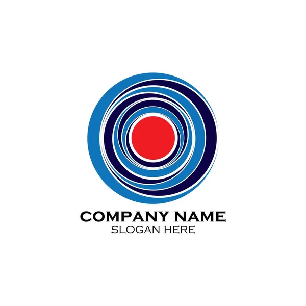 Icon Circle Company Logo Design Vector — 图库矢量图片