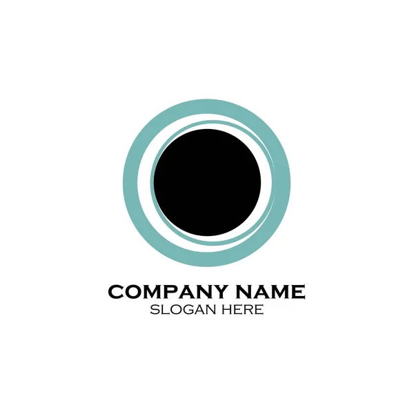 Icon Circle Company Logo Design Vector — 图库矢量图片