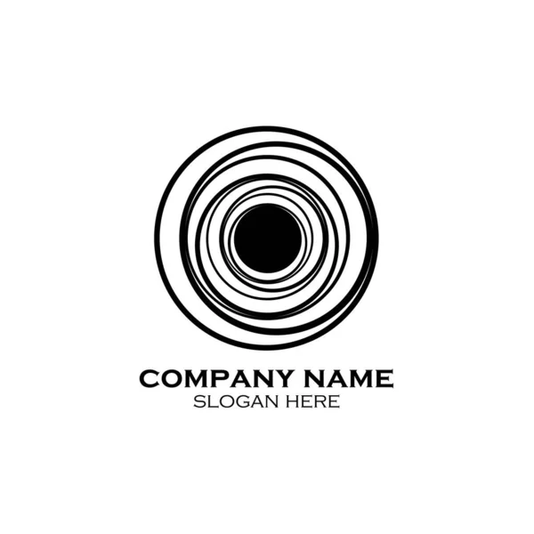 Icon Circle Company Logo Design Vector — 图库矢量图片