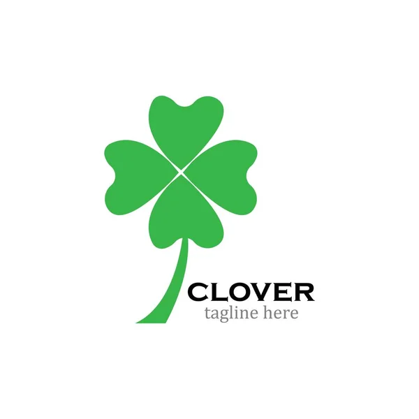 Разработка Векторной Иллюстрации Логотипа Клевера — стоковый вектор