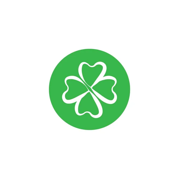 Clover Leaf Logo Template Design Vector Illustration — Stock Vector