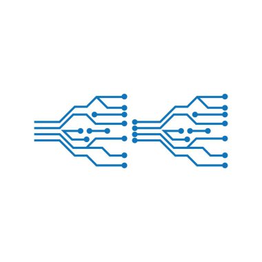 Devre vektör çizim şablonu