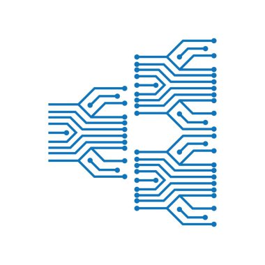 Devre vektör çizim şablonu