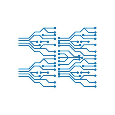 Devre vektör çizim şablonu