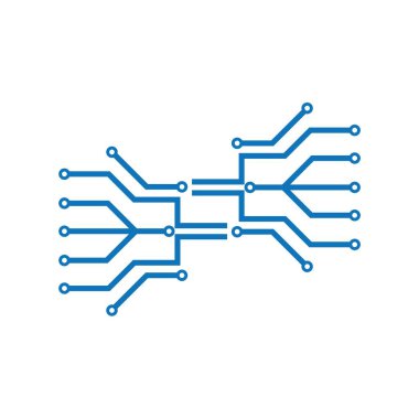 Devre vektör çizim şablonu