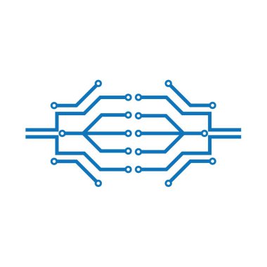 Devre vektör çizim şablonu