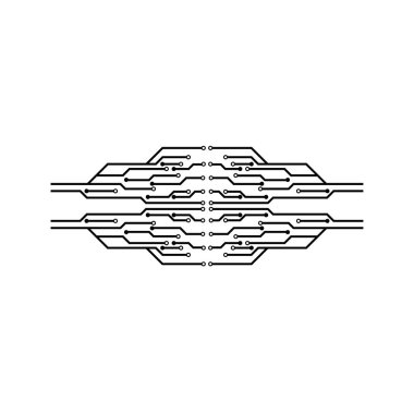 Devre vektör çizim şablonu