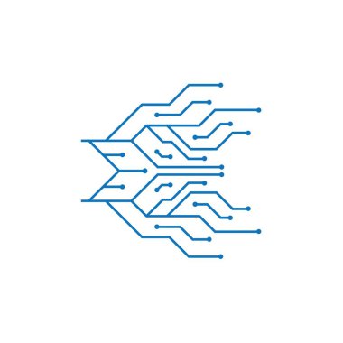 Devre vektör çizim şablonu