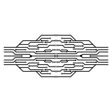 Devre vektör çizim şablonu