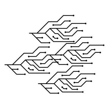 Devre vektör çizim şablonu