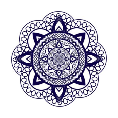 Beyaz izole arka planda yuvarlak gradyan mandala. Vector boho mandala renkleri. Çiçek desenli mandala. Yoga şablonu