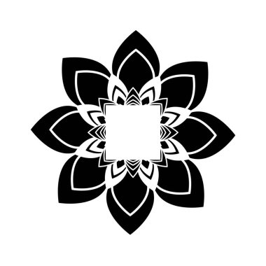 Beyaz izole arka planda yuvarlak gradyan mandala. Vector boho mandala renkleri. Çiçek desenli mandala. Yoga şablonu