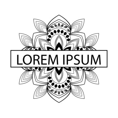 Beyaz izole arka planda yuvarlak gradyan mandala. Vector boho mandala renkleri. Çiçek desenli mandala. Yoga şablonu